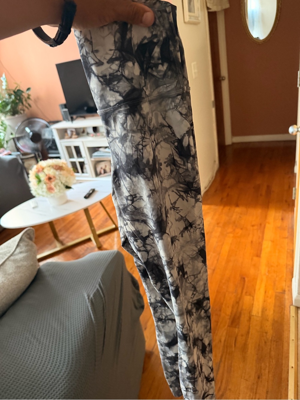 lululemon athletica Women's Tie-Dye High-Waist Leggings - Black & White
